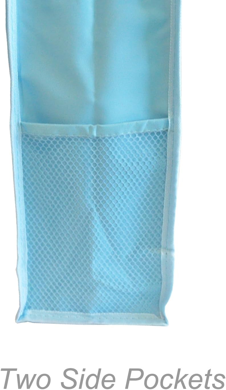 Farcaya Piano Keys Handbag Case Bag Music Tote Oxford Cloth Nylon Waterproof Storing Sheet Books for Teacher Gifts (Light Blue) - Image 4
